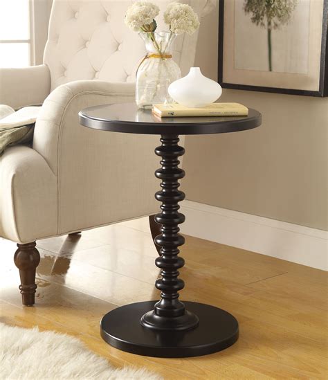 Acme Acton Side Table In Black