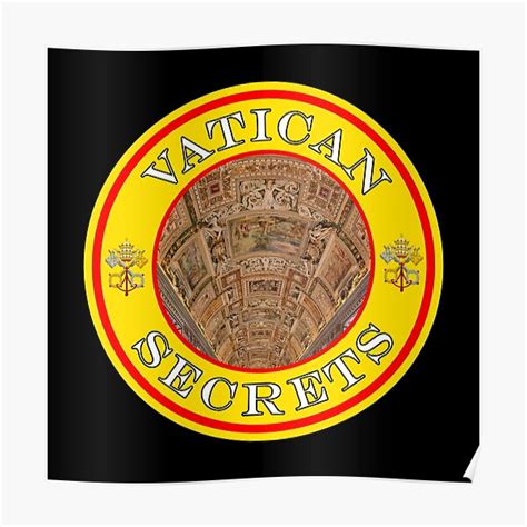 Póster Techo Dorado De La Ciudad Santa Del Vaticano Colección De
