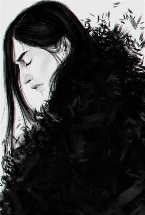 Check out amazing long_hair artwork on deviantart. Lareine | Black hair aesthetic, Fantasy art men, Side portrait