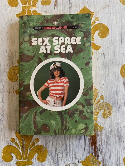 Mature Sex Spree At Sea 1978 Sleaze Paperback Book Love Boat Etsy