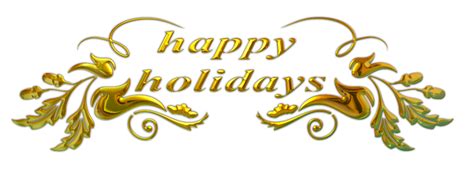 Happy Holidays Png Free Download Png All Png All