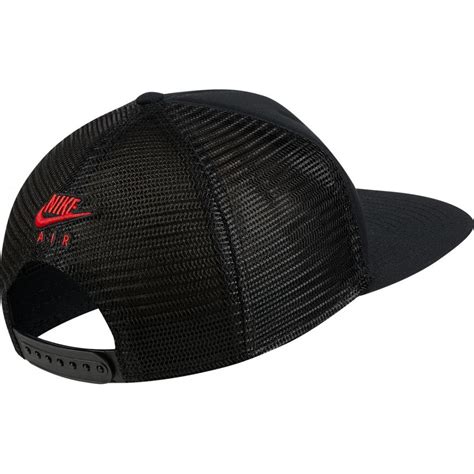 Hats Mens Jordan Air Jordan Retro 4 Trucker Hat Blackblack — Carmel