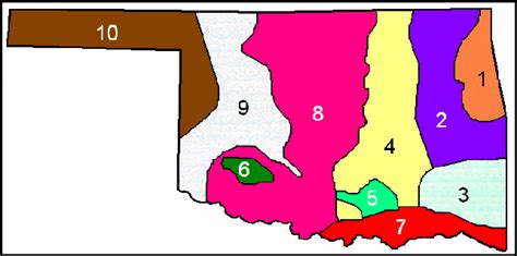 The Physiographic Provinces Of Oklahoma Usa 1 Ozark Plateau 2