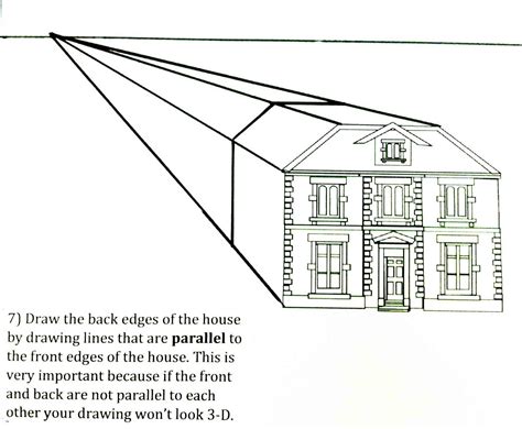 The Helpful Art Teacher Perspective Drawing 101drawing A House And