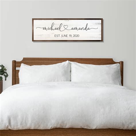 Master Bedroom Wall Decor Over The Bed Marriage Signs Bedroom Signs
