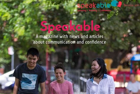 The Third Issue Of Speakable Magazine Is Ready