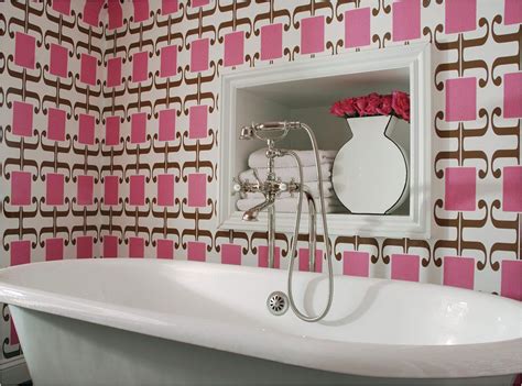 I've always dreamed of doing my own line of wallpaper. BOLD, GRAPHIC