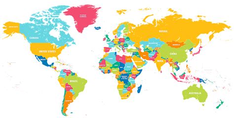 Political And Physical Map Worldatlas