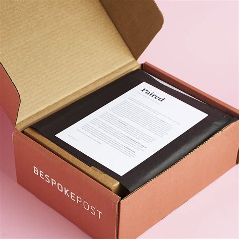 Bespoke Post Subscription Box Review Coupon Paired Msa