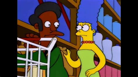 The Simpsons Marge And Apu Go Shopping At Monstromart Youtube