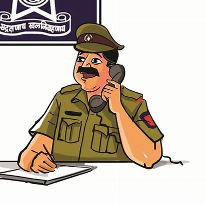 Police Indian Clipart Clip Station Ganga Title