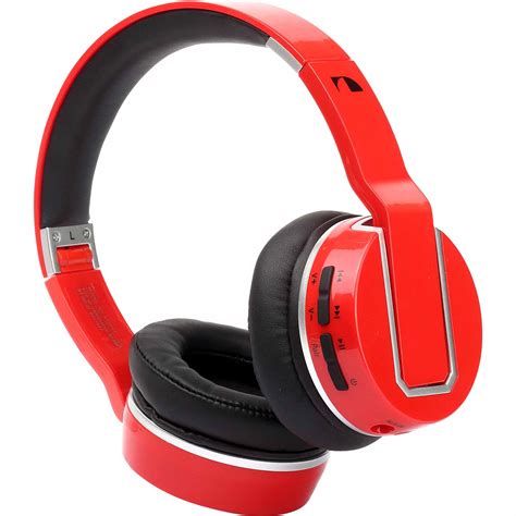 Nakamichi Bluetooth Wireless Headphones Red Sears