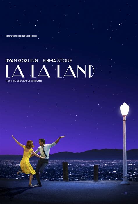 It stars ryan gosling, emma stone, j when the movie starts, mia is sharing an apartment with three other girls, while sebastian is living in a threadbare apartment and taking gigs in dingy bars. La La Land movie posters - Fonts In Use