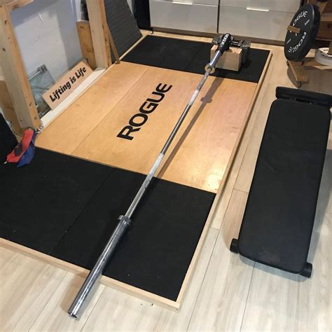 Personalized Deadlift Platform Wood Insert Obx Fitness Omoibox