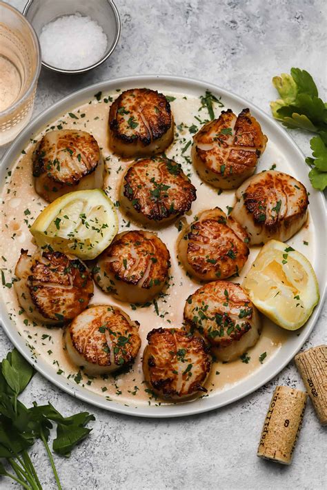 How To Pan Sear Scallops Golden Crust Every Time Well Seasoned Studio