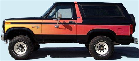 Phoenix Graphix 1981 Ford Broncorangerxlt Free Wheeling Truck