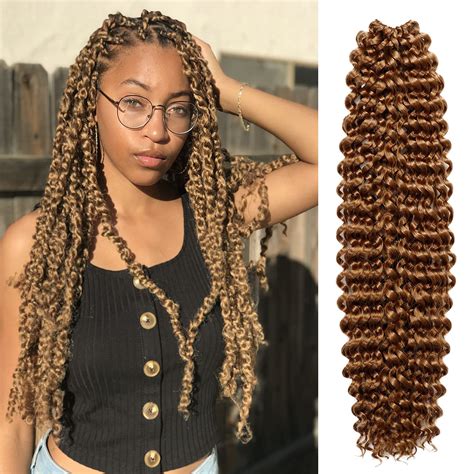 Buy Packs Au Then Tic Passion Twist Hair Water Wave Crochet Braids Hair For Butterfly