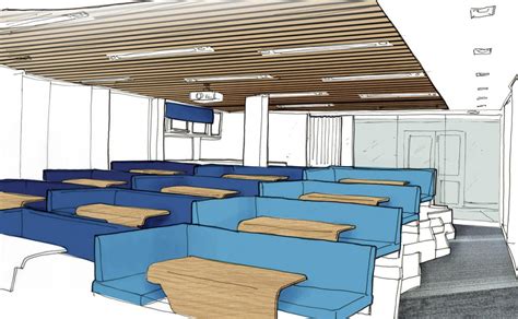York University Interior Sketch Concept By Nugget Design Nugget Design