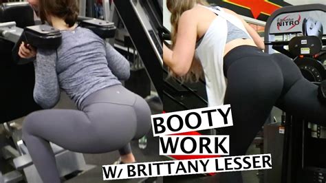 Booty Work With Brittany Lesser Youtube