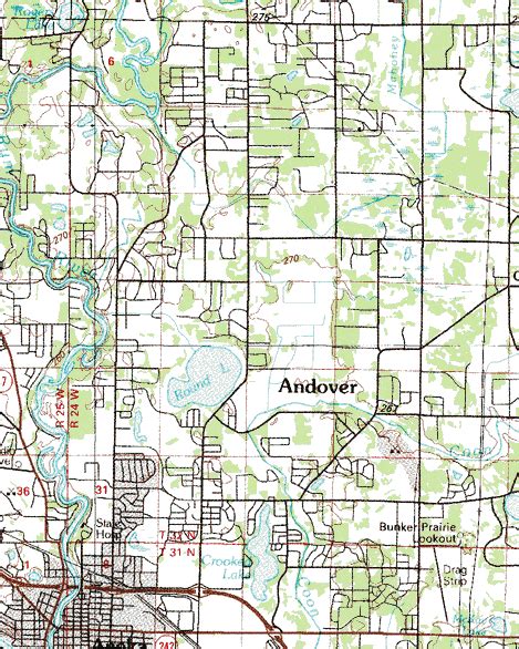 City Of Andover Mn Map