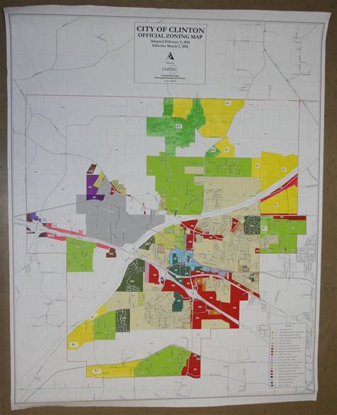 City Of Clinton Zoning Map Red River Gorge Topo Map