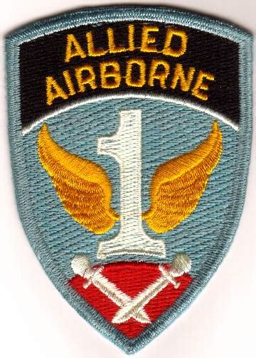 Shoulder Patch 1st Allied Airborne Army A Military Photos And Video Website