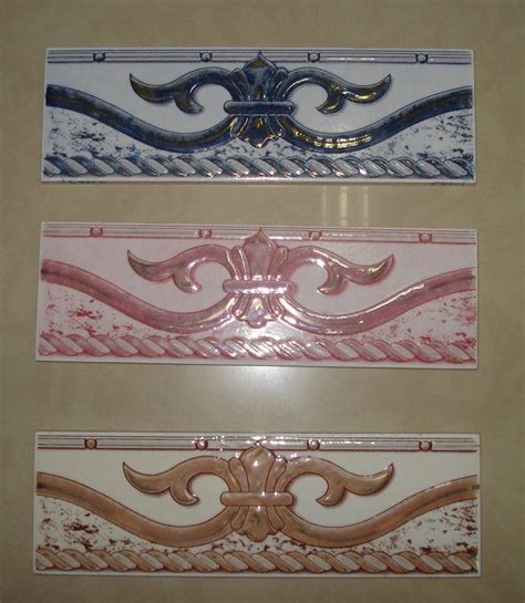 A mosaic tile border has the potential to bring out the finer details of the wall by. Ceramic Wall Tile Border Photos & Pictures