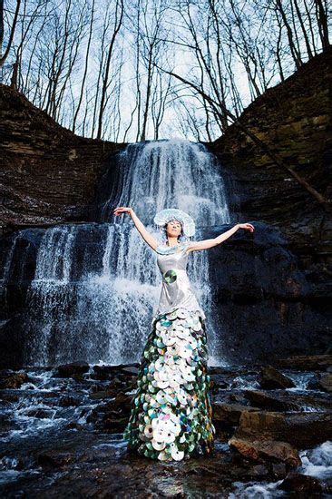 Its Amazing What People Can Do With Recycled Cds Eco Dresses