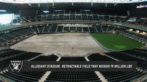 Behind The Scenes See Las Vegas Raiders 19 Million Pound Retractable