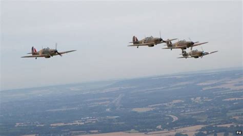 Ww2 Aircraft In Battle Of Britain Flypast Bbc News