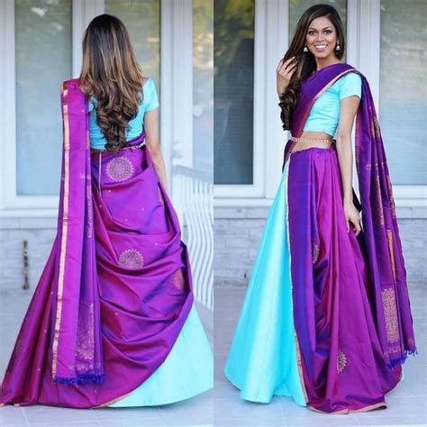Sensational Lehenga Style Saree Designs For Brides To Flaunt At Their