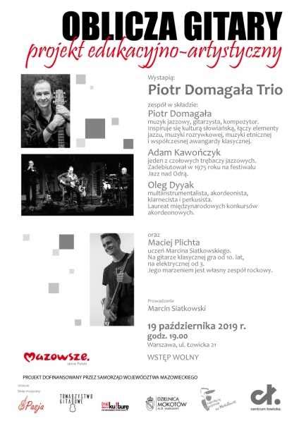 Изучайте релизы piotr domagała на discogs. OBLICZA GITARY - Piotr Domagała Trio i Maciej Plichta ...