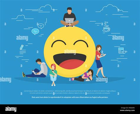 Emoji Concept Illustration Stock Vector Image And Art Alamy