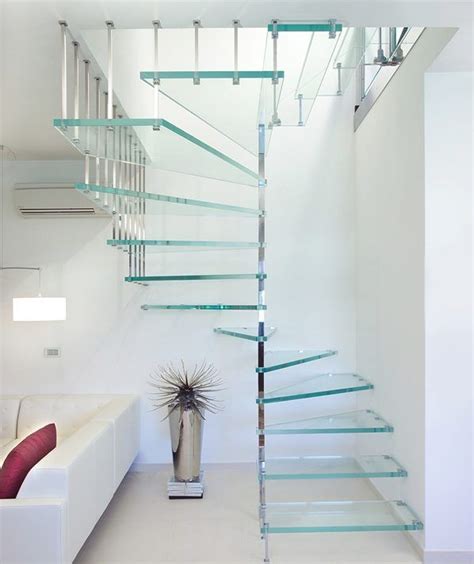 15 Stunning Glass Spiral Staircase Designs That You Shouldnt Miss