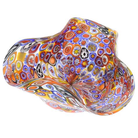 Glassofvenice Murano Glass Millefiori Decorative Bowl Multicolor For Sale Online Ebay
