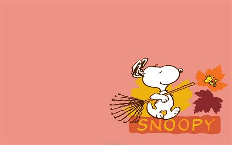 Snoopy Fall Wallpapers Top Free Snoopy Fall Backgrounds Wallpaperaccess