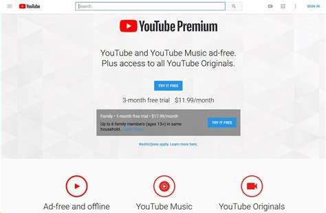 How To Sign Up For Youtube Premium