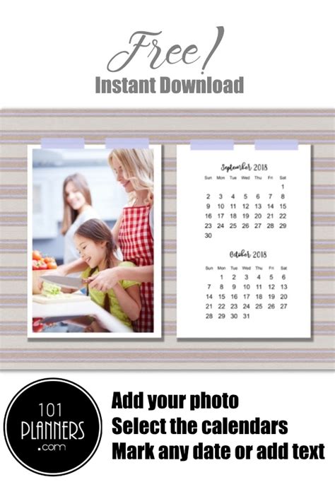 Free Photo Calendar Creator Create Online And Print At Home