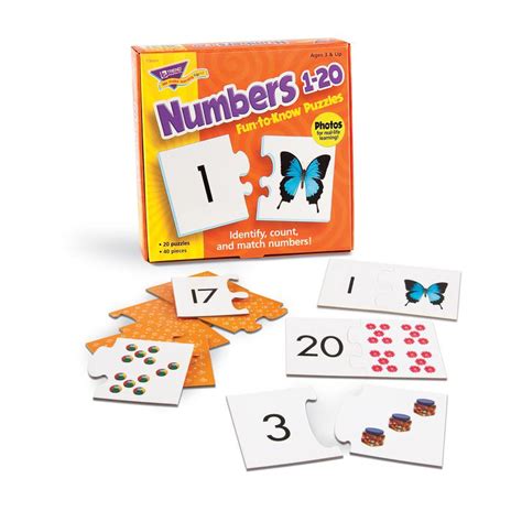Trend Enterprises Numbers 120 Fun To Know Puzzles T 36003 Supplyme