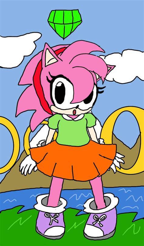 Classic Amy Rose By 2strawberry4you On Deviantart