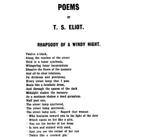 Eliot Poems