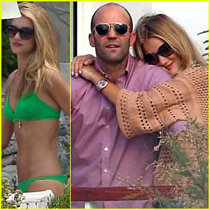 Rosie Huntington Whiteley Bikini Vacation With Jason Statham Bikini