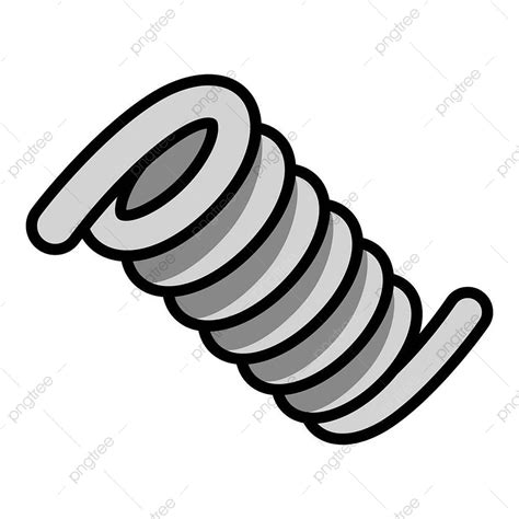Coil Vector Art Png Jump Coil Icon Outline Vector Isolated Web