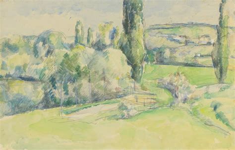 Paul Cézanne The Drawings Watercolours Tuttart Pittura