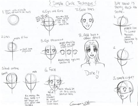 How To Draw Manga Head And Face By Cassanova Star On Deviantart