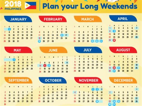 Palace Announces 18 National Public Holidays For 2018 Long Weekends