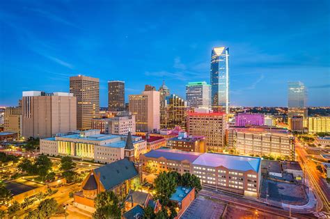 10 Largest Cities In Oklahoma Worldatlas