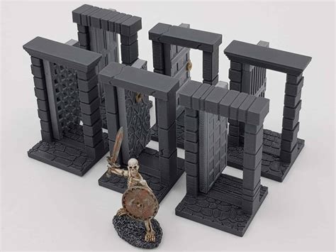 Dungeon Doors Set Of 18 The Artificers Forge