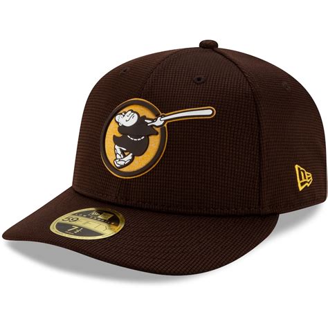 Mens San Diego Padres New Era Brown 2021 Clubhouse Low Profile 59fifty