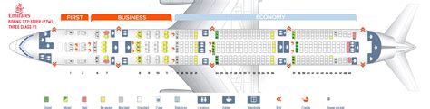 Platskarta Boeing 777 300 Emirates De Bästa Platserna I Planet